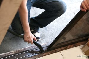 How to Clean and Lubricate a Sliding Door Track 